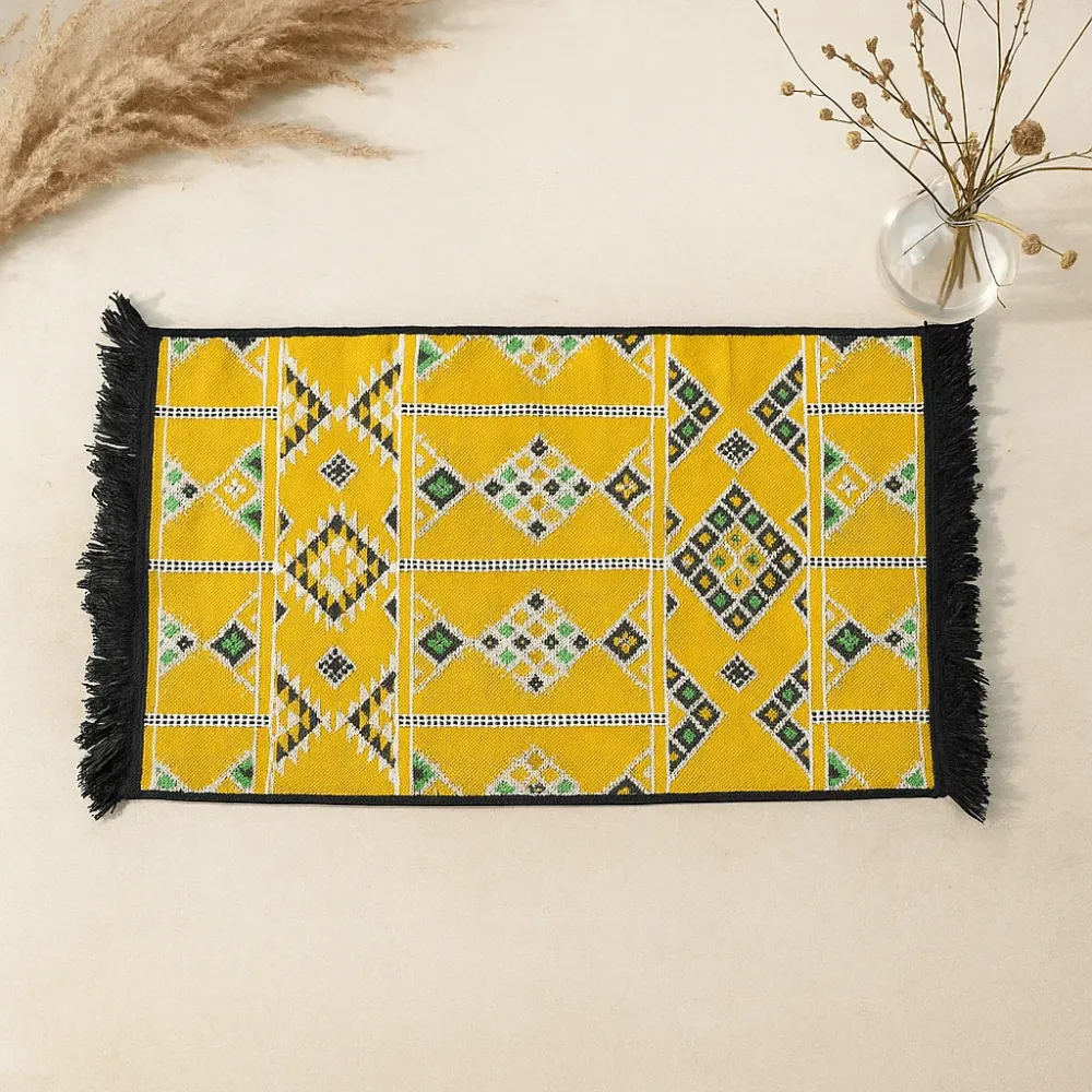Kilim tepih 125x80 cm žuti turski