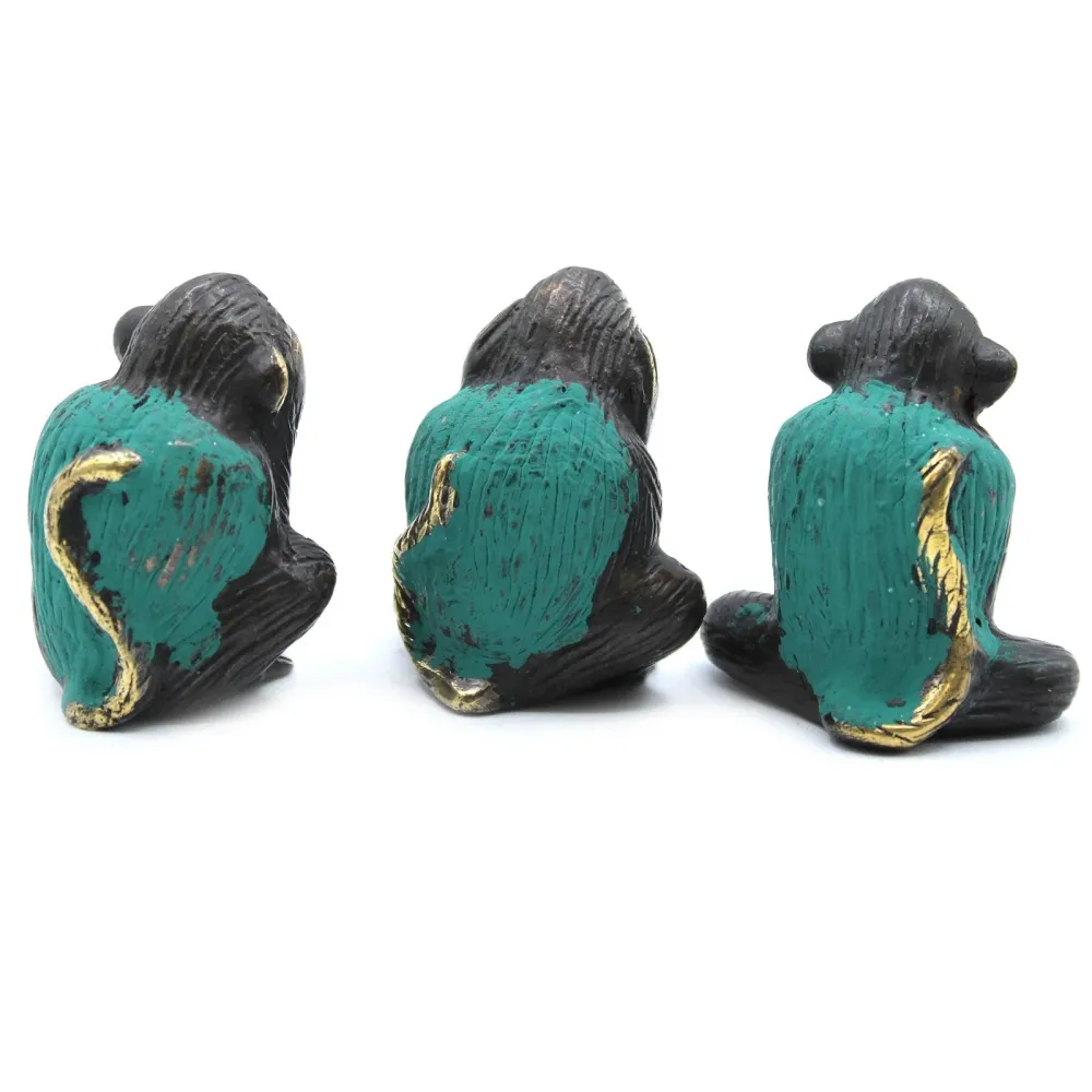 Mesingane statue Tri mudre majmune Set od 3