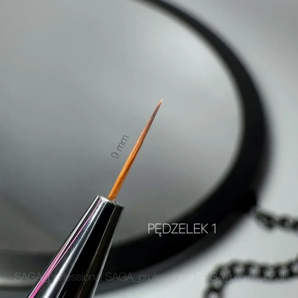 Kist za nail art - Liner №1 9mm Saga Professional
