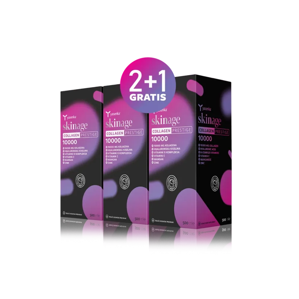 Trio paket Prestige Collagen Skinage 10000, Yasenka