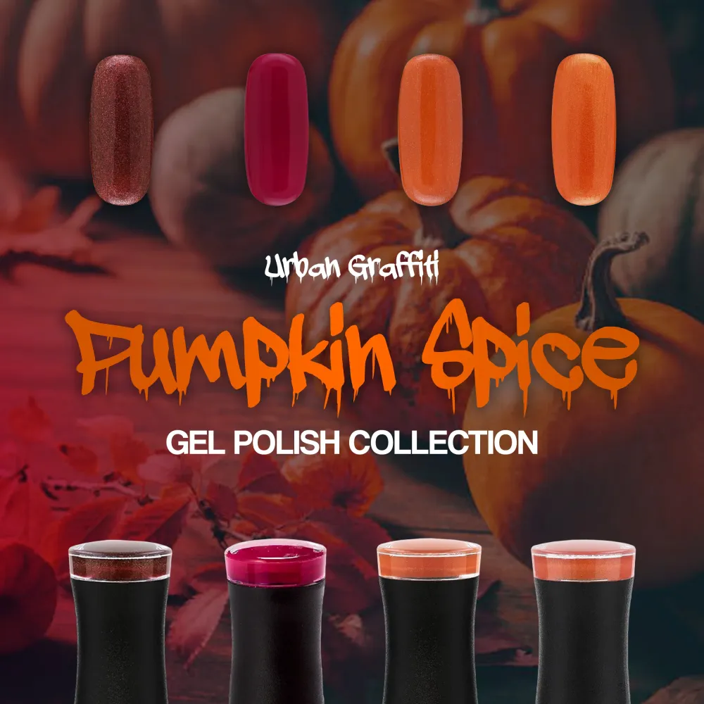 Kolekcija Pumpkin Spice gel lakova
