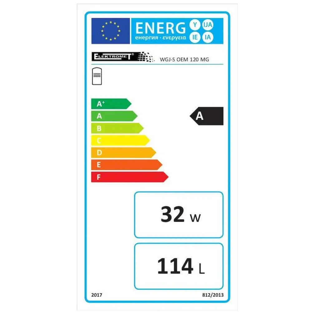 Spremnik tople vode 120 litara s grijaćim elementom od 1,5 kW