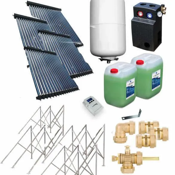 Solarni paket cijevni kolektor HP22 ravni krov 14,44 m²