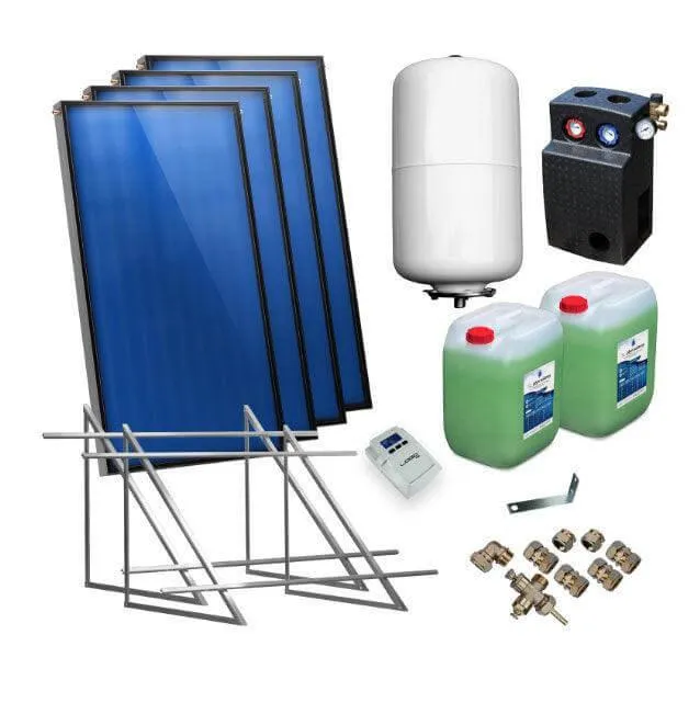 Solarni paket ravnih kolektora AMX2.85 11,48 m² za ravne krovove