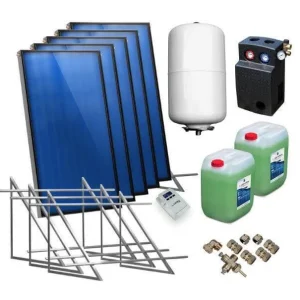Solarni paket ravnih kolektora AMX2.85 14,35 m² za ravne krovove
