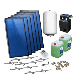 Solarni paket ravnih kolektora AMX2.85 17,22 m² za kose krovove