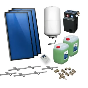 Solarni paket ravnih kolektora AMX2.85 8,61 m² za kose krovove