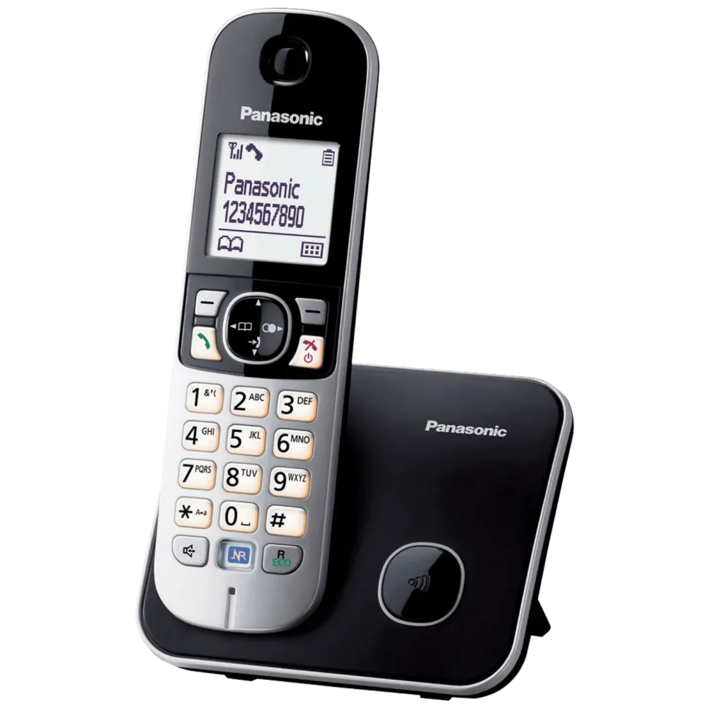Panasonic Telefon bežični, DECT, 1,8" LCD zaslon, spikerfon - KX-TG6811FXB