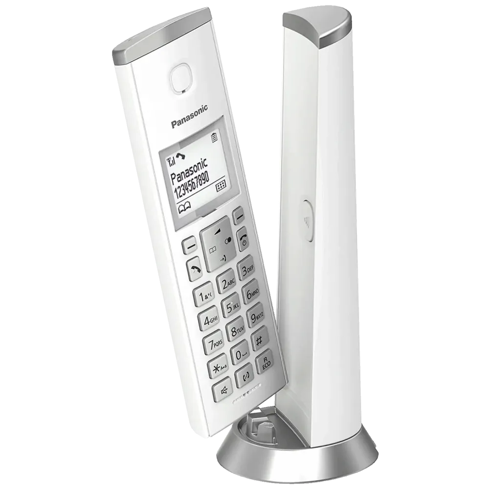Panasonic Telefon bežični, DECT/GAP, 1.5" LED display, bijela - KX-TGK210FXW