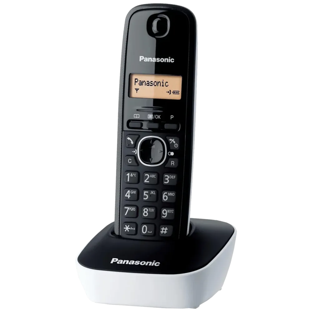 Panasonic Telefon bežični, LED display, bijelo/crni - KX-TG1611FXW