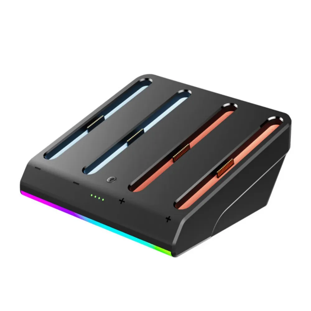 Punjač za Joy-Con kontrolere s 4 stanice, RGB | za Nintendo Switch 2