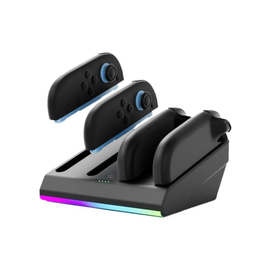 Punjač za Joy-Con kontrolere s 4 stanice, RGB | za Nintendo Switch 2
