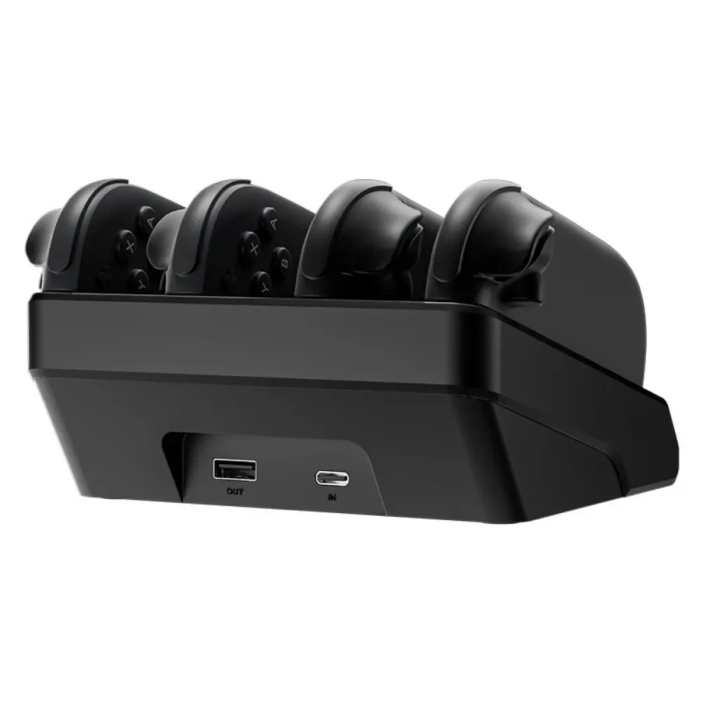Punjač za Joy-Con kontrolere s 4 stanice, RGB | za Nintendo Switch 2