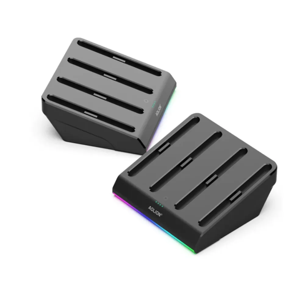 Punjač za Joy-Con kontrolere s 4 stanice, RGB | za Nintendo Switch 2