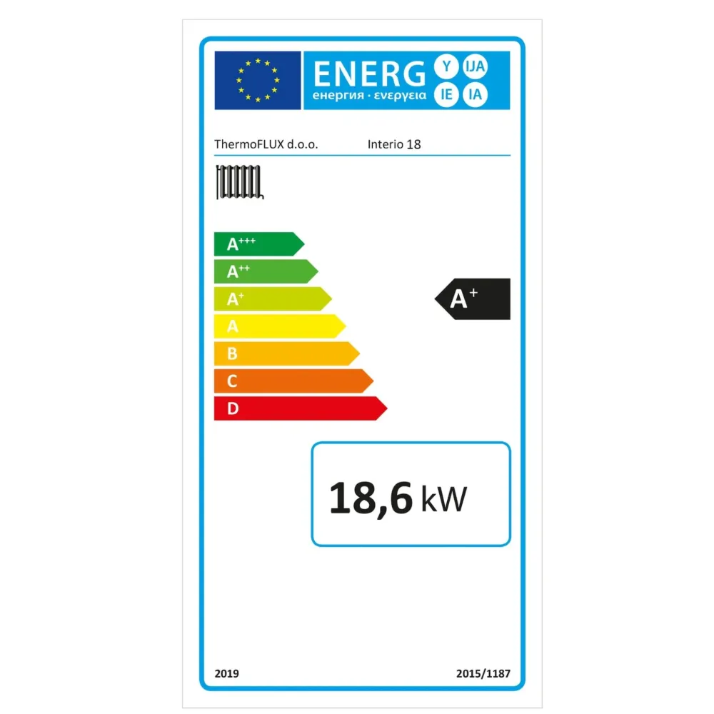 kompaktni kotao na pelete Thermoflux Interio 18 kW
