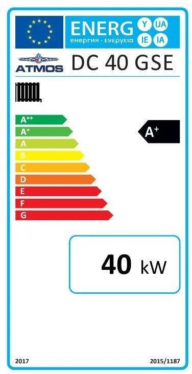 Kotao za rasplinjavanje drva ATMOS DC40GSE 40 kW kotao za cjepanice
