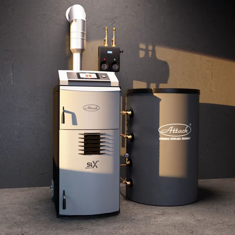 Rasplinjač drva 50 kW ATTACK SLX 50 Profi