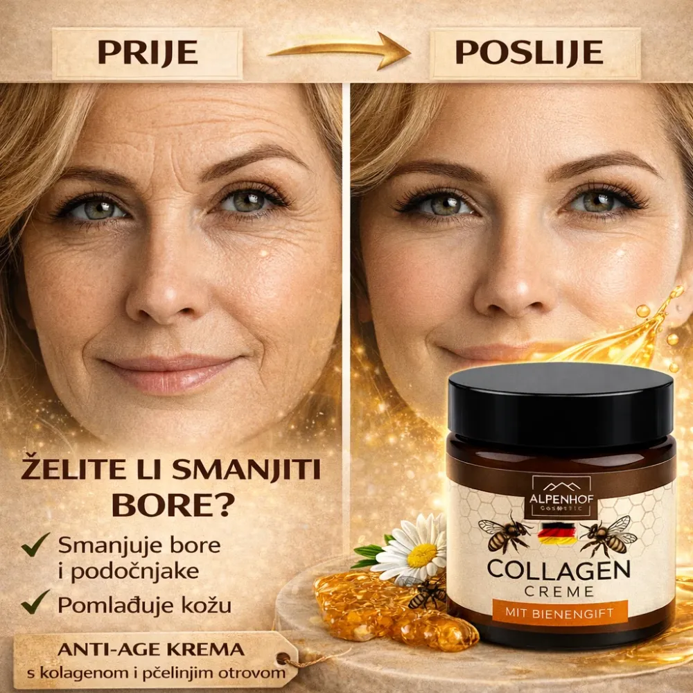 Kolagen krema s pčelinjim otrovom 100ml.