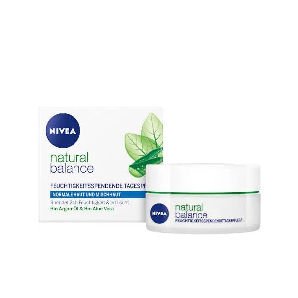 Nivea krema za lice prirodna ravnotež s Arganovim uljem i Aloe Verom 50ml.