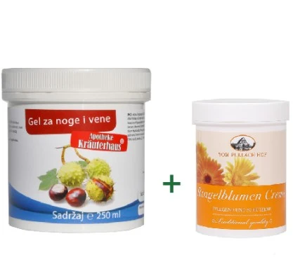 Set 1x Nevenova soft krema + 1x Gel za noge i vene