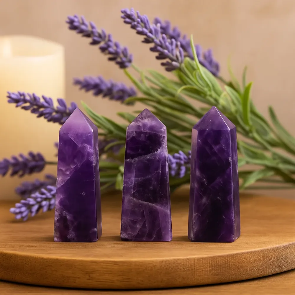 Afrički kristal ametista toranj obelisk vrh 5cm