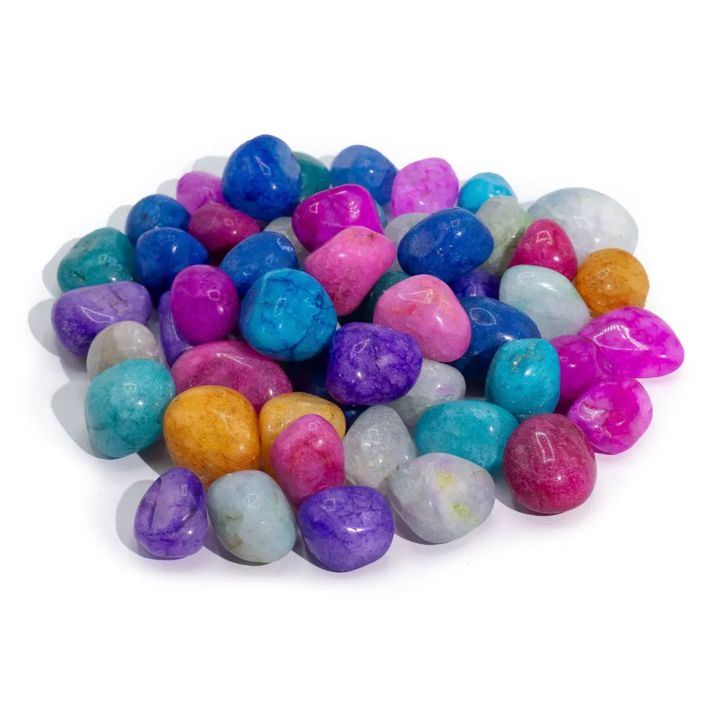 Miješani tretirani crackle kvarc u rasutom stanju - 1 kg (približno 70 kamenčić)
