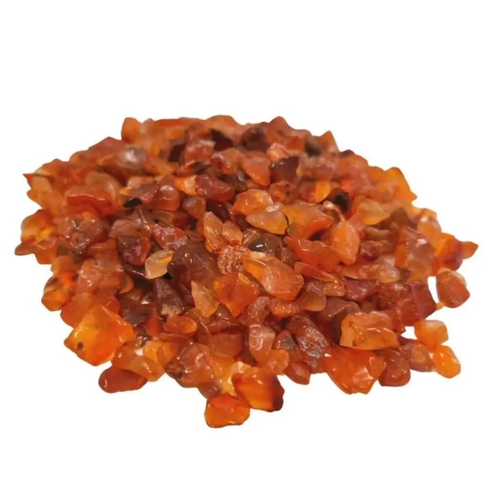 Komadići karneolnog dragog kamena 1 kg na veliko