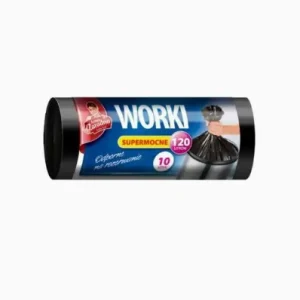 Vreće za smeće – 120L, crne, 10 kom (LDPE)