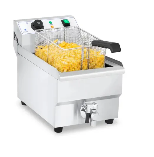 Električna friteza 10 L s odvodnom slavinom – Royal Catering 3000 W