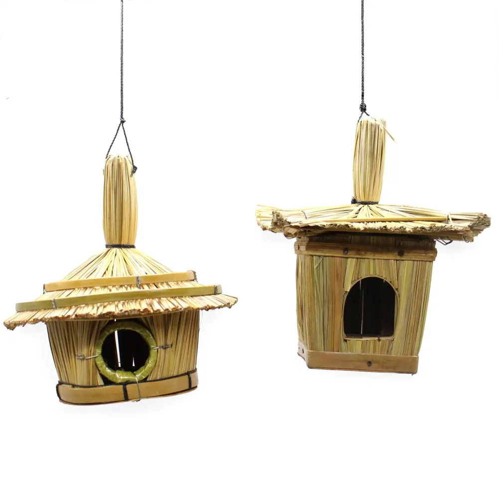 Bird Box morska trava mala okrugla 17x17cm