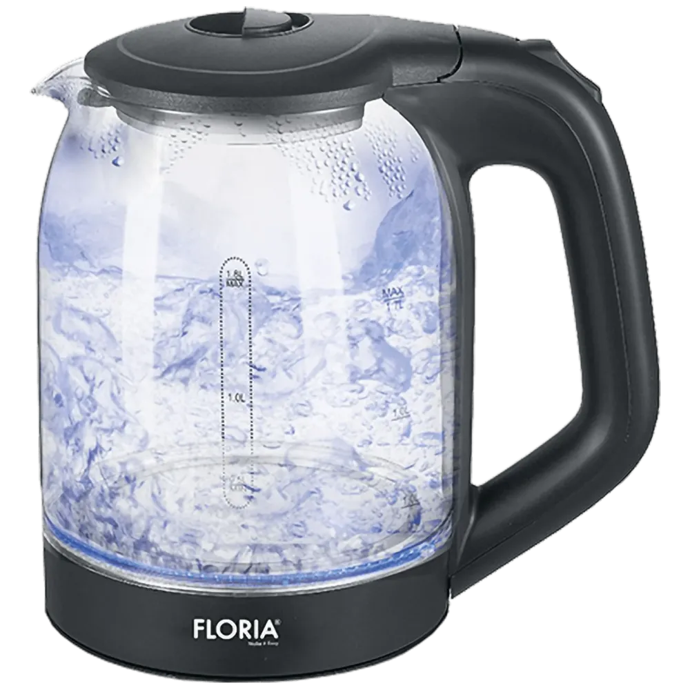 Floria Kuhalo za vodu, zapremina 1,7 l, 1850-2200 W, staklo - ZLN3505