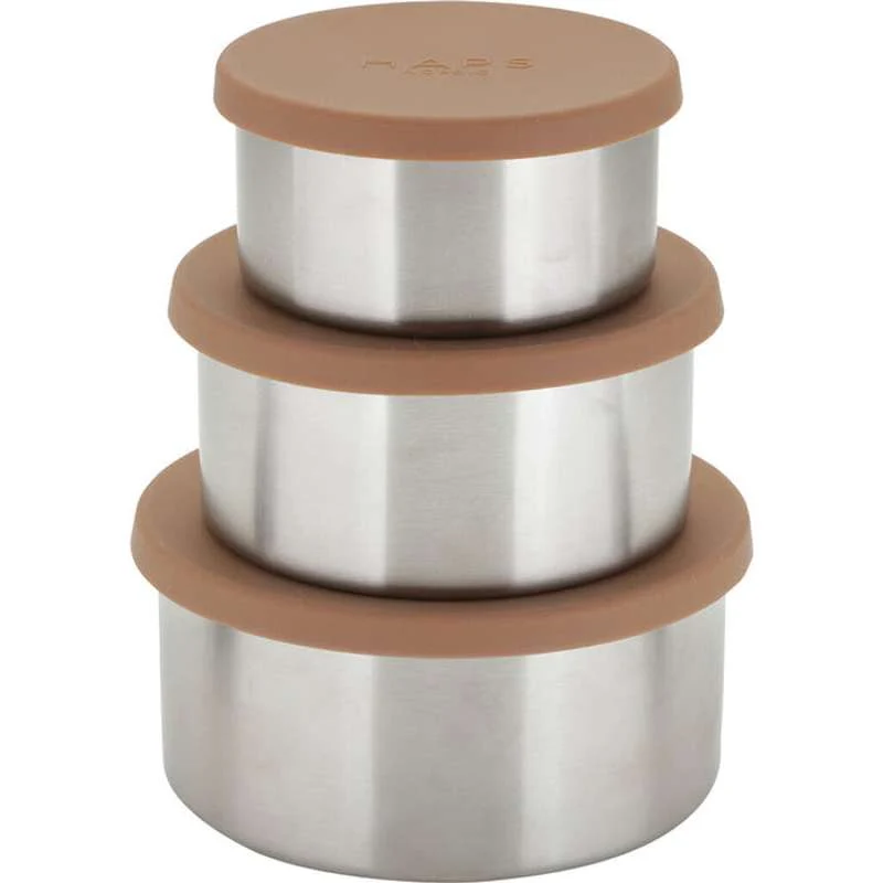 Haps Nordic Čelični Trio Madbeholdere - Veliki - Terracotta