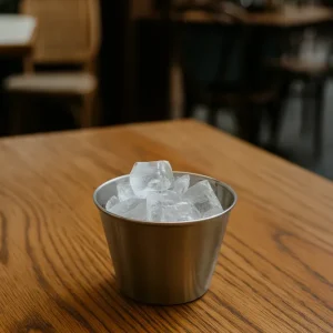 Posudica za led - Zdjelica od nehrđajućeg čelika – 240 ml / Ø 9,5 cm
