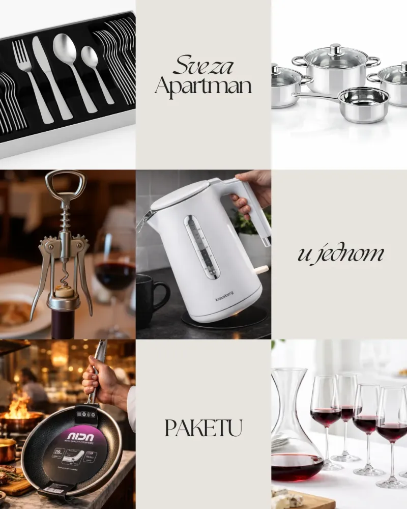 Set - Sve za apartman (-20%) – Ušteda 91€
