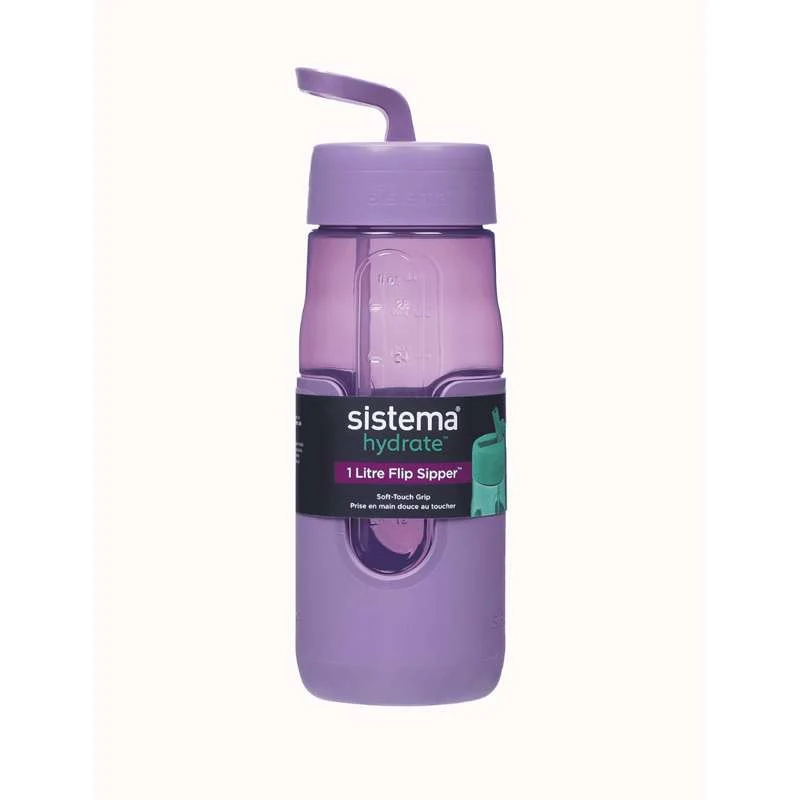 Sistema Flip Sipper Bottle Drikkedunk - 1L - Misty Purple
