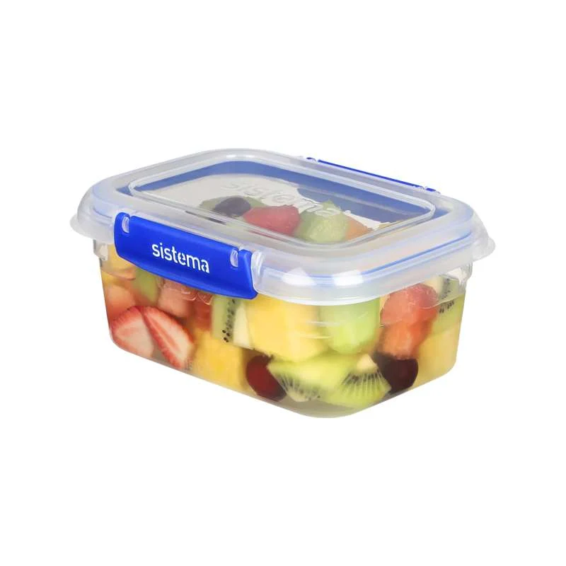 Sistema Skladištenje hrane - Klip It Plus - Pravokutni - 3-Pak - 1L - Cobalt
