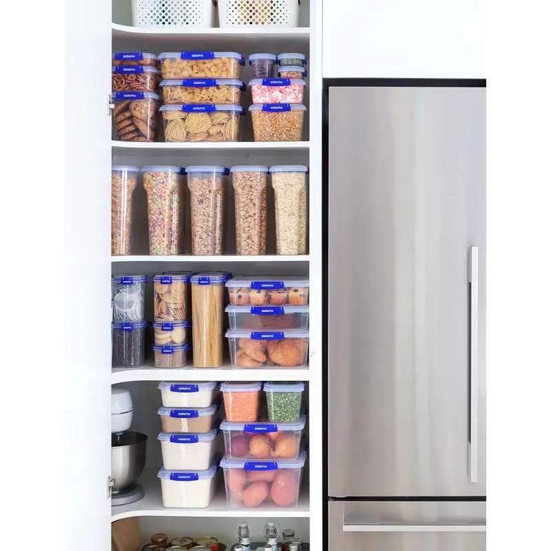 Sistema Skladištenje hrane - Klip It Plus - Pravokutni - 3-Pak - 1L - Cobalt