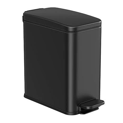 Kanta za otpad kapaciteta 10 litara, 38,3 x 17 x 35 cm, crna