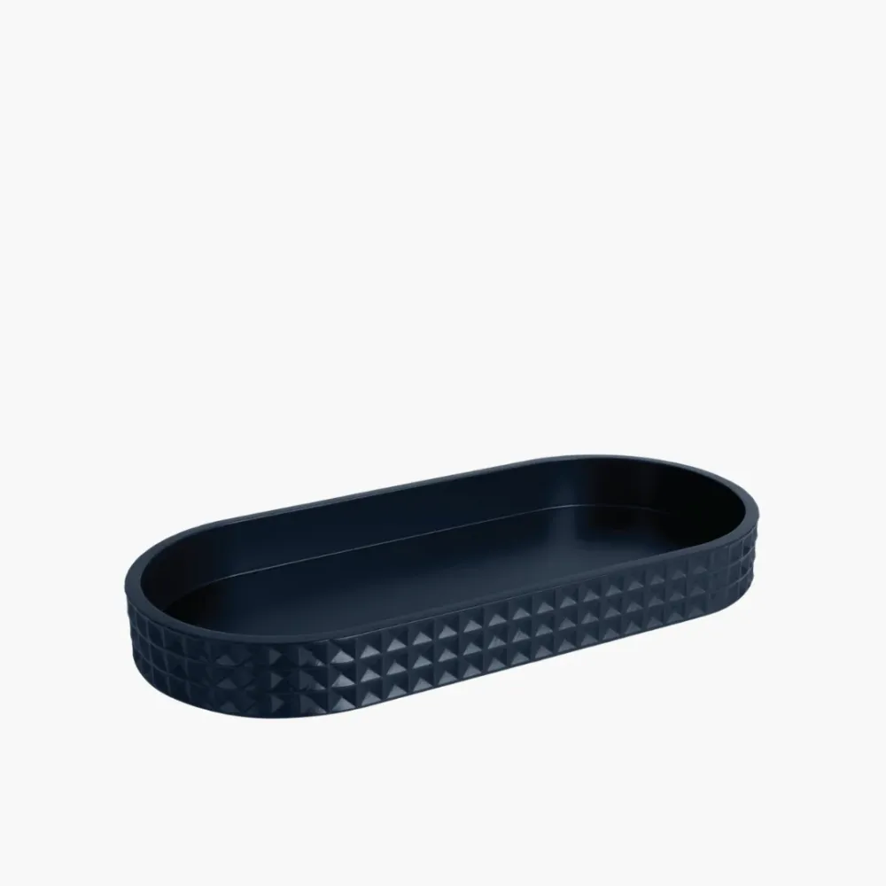 Braemar Tray Resin Navy Blue