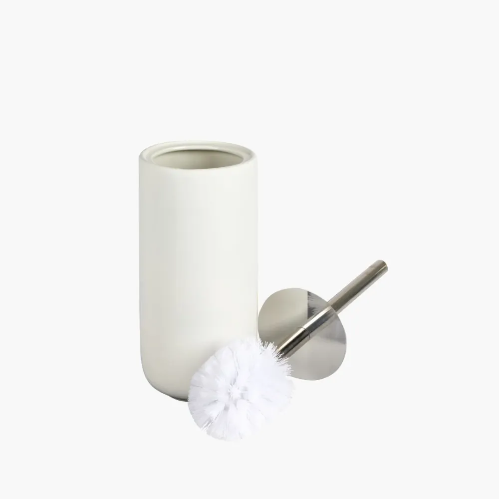 Callan Toilet Bowl Brush Ceramic White