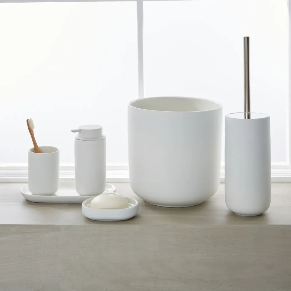 Callan Toilet Bowl Brush Ceramic White