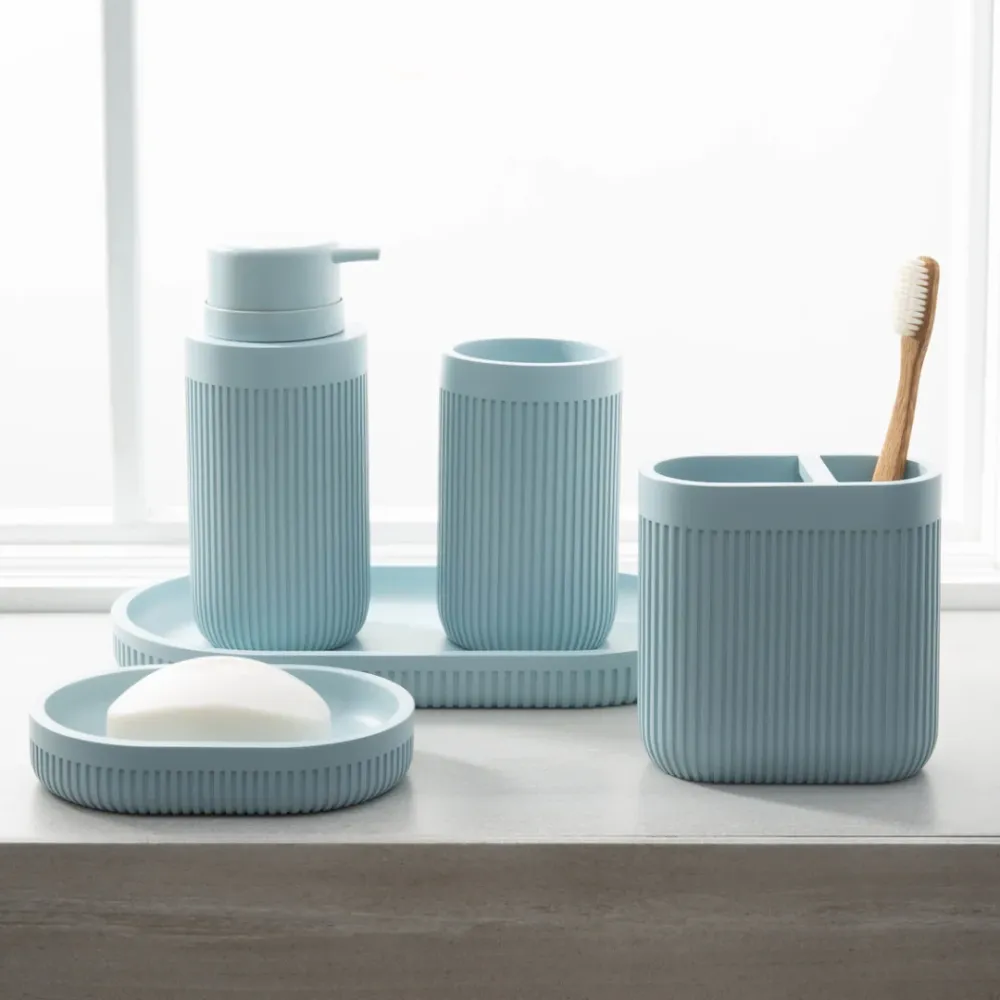 Corbett Toothbrush Holder Resin Blue
