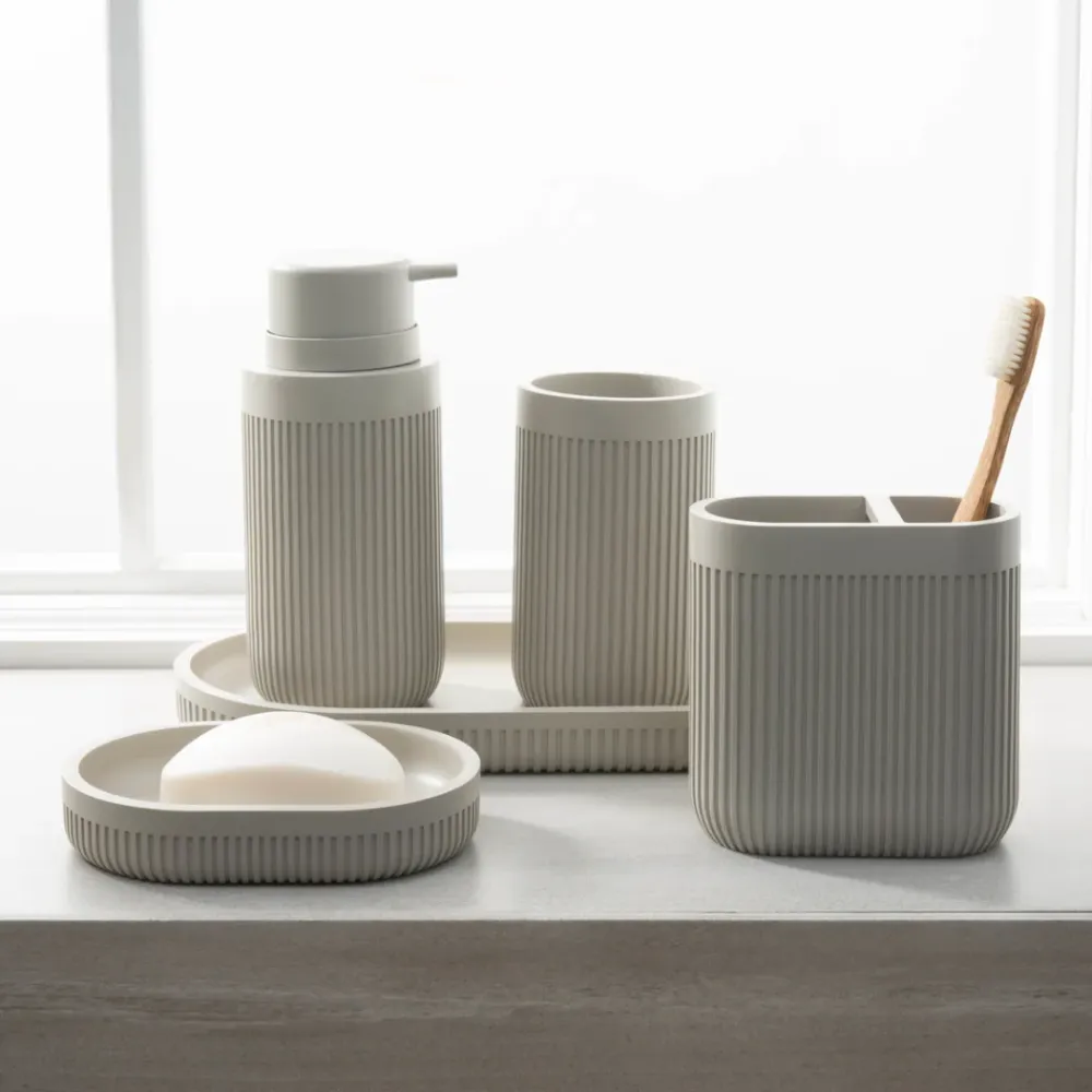 Corbett Tray Resin Taupe