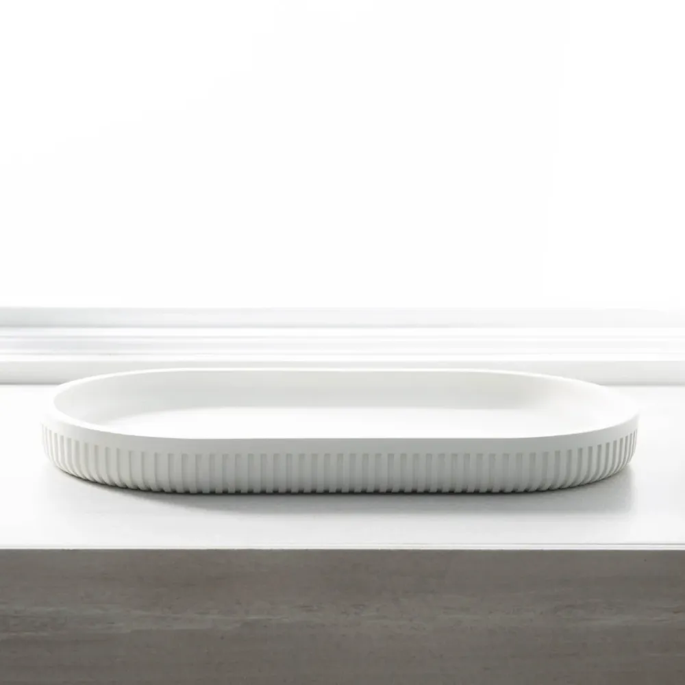 Corbett Tray Resin White
