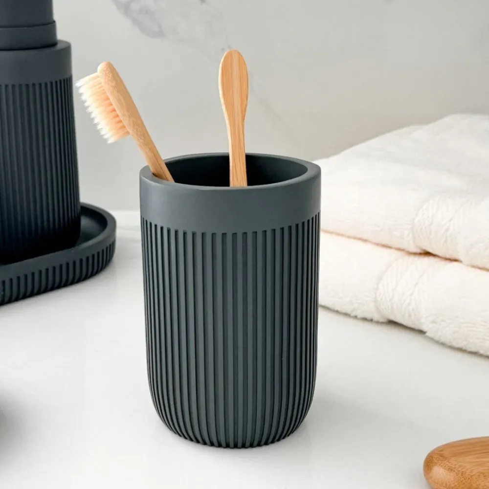 Corbett Tumbler Resin Charcoal Grey