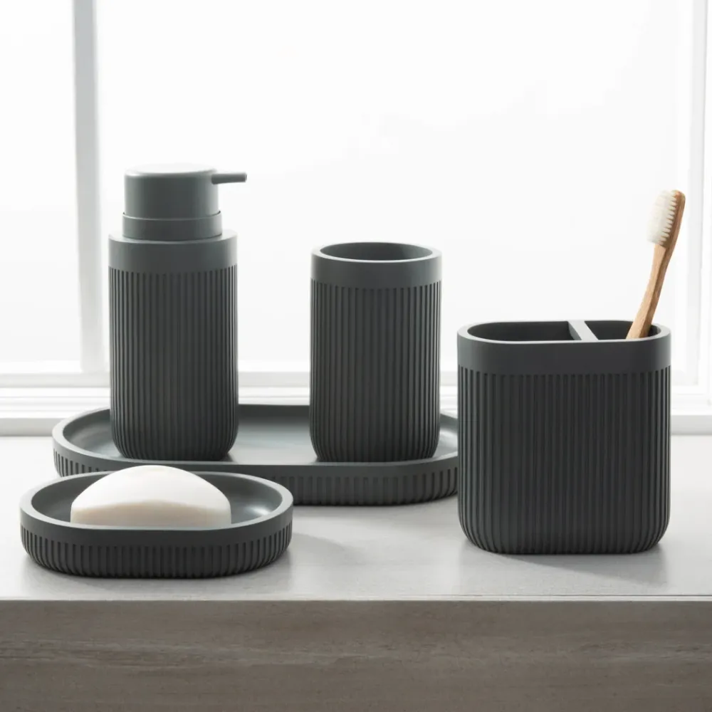Corbett Tumbler Resin Charcoal Grey