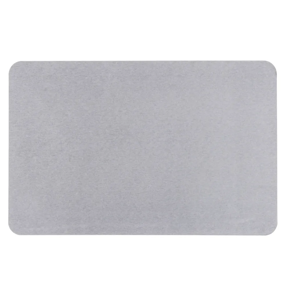 Diatomite Smooth Bath Mat - Grey