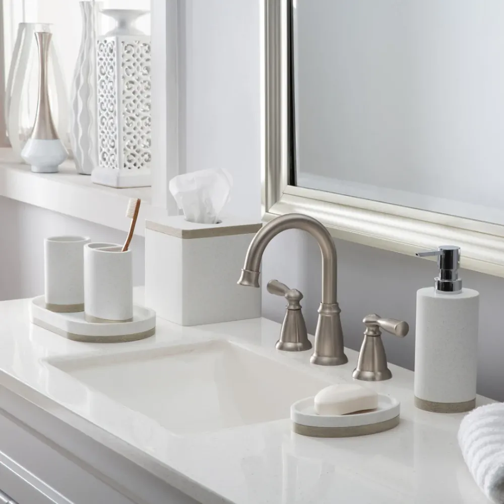 Hudson Tissue Box Resin Grey