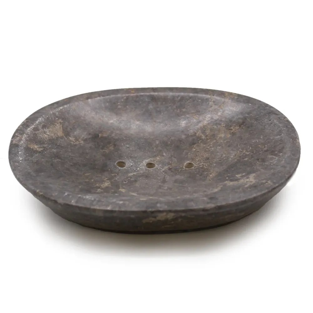 Mramorna sapunica ovalna siva