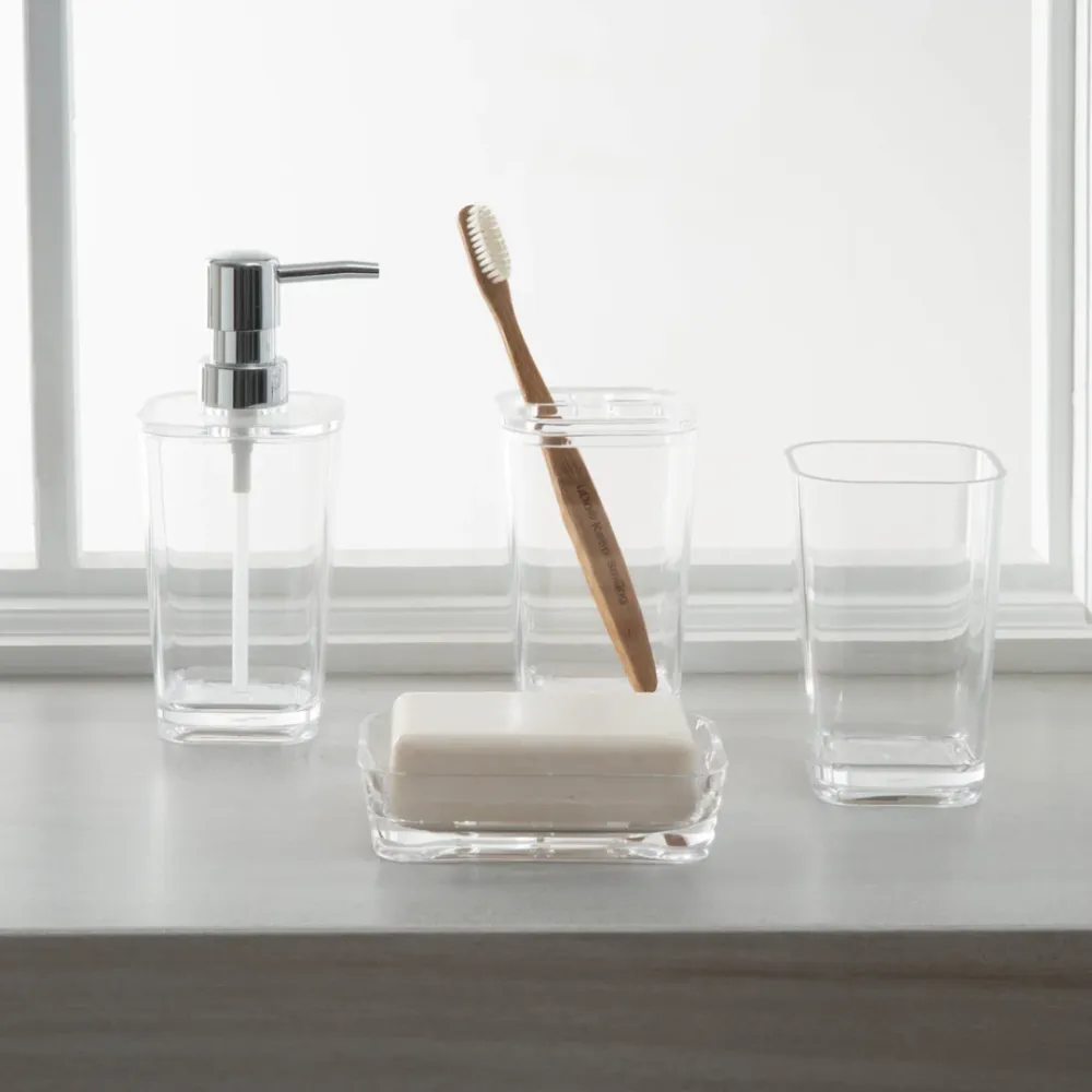 Optiks Soap Dish Acrylic Clear